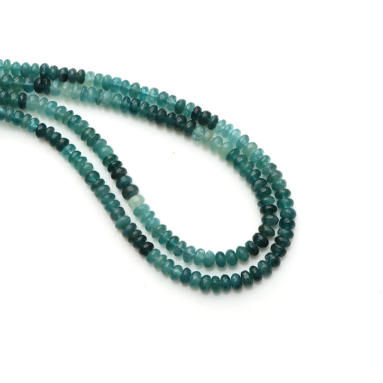 Natural Grandidierite Smooth Rondelle Beads, 5 mm Beads, Grandidierite Jewelry Making Bead, Plain Grandidierite, 18 Inches, Price Per Strand