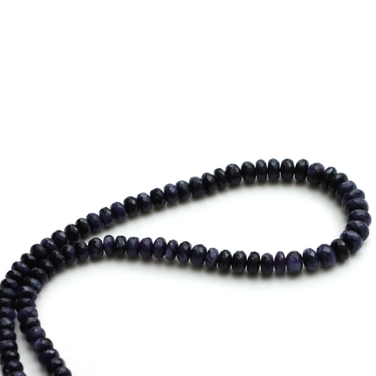 Purple Opal Faceted Rondelle Beads, 5.5 mm To 8 mm, Purple Opal Jewelry Making Beads, Purple Opal Beads, 18 Inch Strand, Price Per Strand