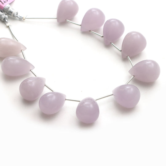 Yttrium Fluorite Smooth Drop Beads, 13x17.5 mm To 14x19 mm, Plain Fluorite Beads, Yttrium Fluorite Beads, 7 Inches Strand, Price Per Strand