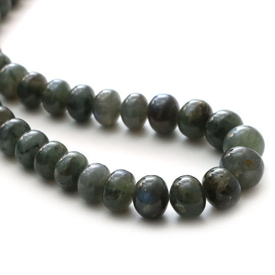 Labradorite Smooth Rondelle Beads, 10 mm To 15 mm, Plain Labradorite Beads, Labradorite Beads, 18 Inches Full Strand, Price Per Strand