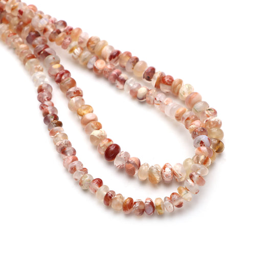 Howardite Opal Smooth Rondelle Beads, 5.5 mm to 6 mm, Howardite Opal Beads, Plain Opal Beads, 18 Inches Full Strand, Price Per Strand