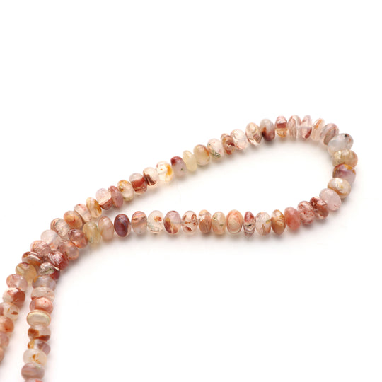 Howardite Opal Smooth Rondelle Beads, 7 mm to 10 mm, Howardite Opal Beads, Plain Opal Beads, 18 Inches Full Strand, Price Per Strand