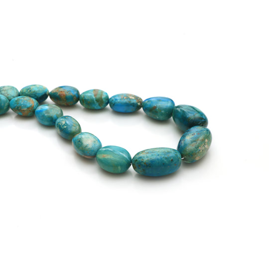 Opalina smooth tumble beads, 14x20 mm to 19x29 mm, Opalina jewelry making beads, Tumble shape opalina, 20 inches strand, Price per strand