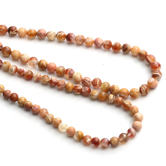 Howardite Opal Smooth Round Ball Beads, 5 mm To 6 mm, Howardite Opal Jewelry Making Beads,, Opal Beads, 18 Inches Strand, Price Per Strand