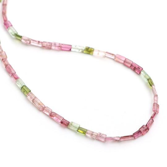 Multi Tourmaline Smooth Cylinder Beads, 4x6 mm To 4x8 mm, Tourmaline Cylinder, Multi Tourmaline Beads, 20 Inch Full Strand, Price Per Strand