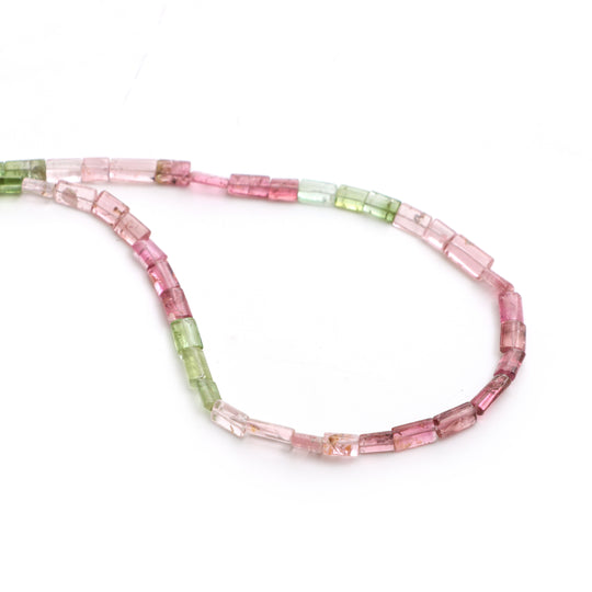 Multi Tourmaline Smooth Cylinder Beads, 5x6.5 mm To 5x10 mm, Tourmaline Cylinder, Tourmaline Beads, 20 Inch Full Strand, Price Per Strand