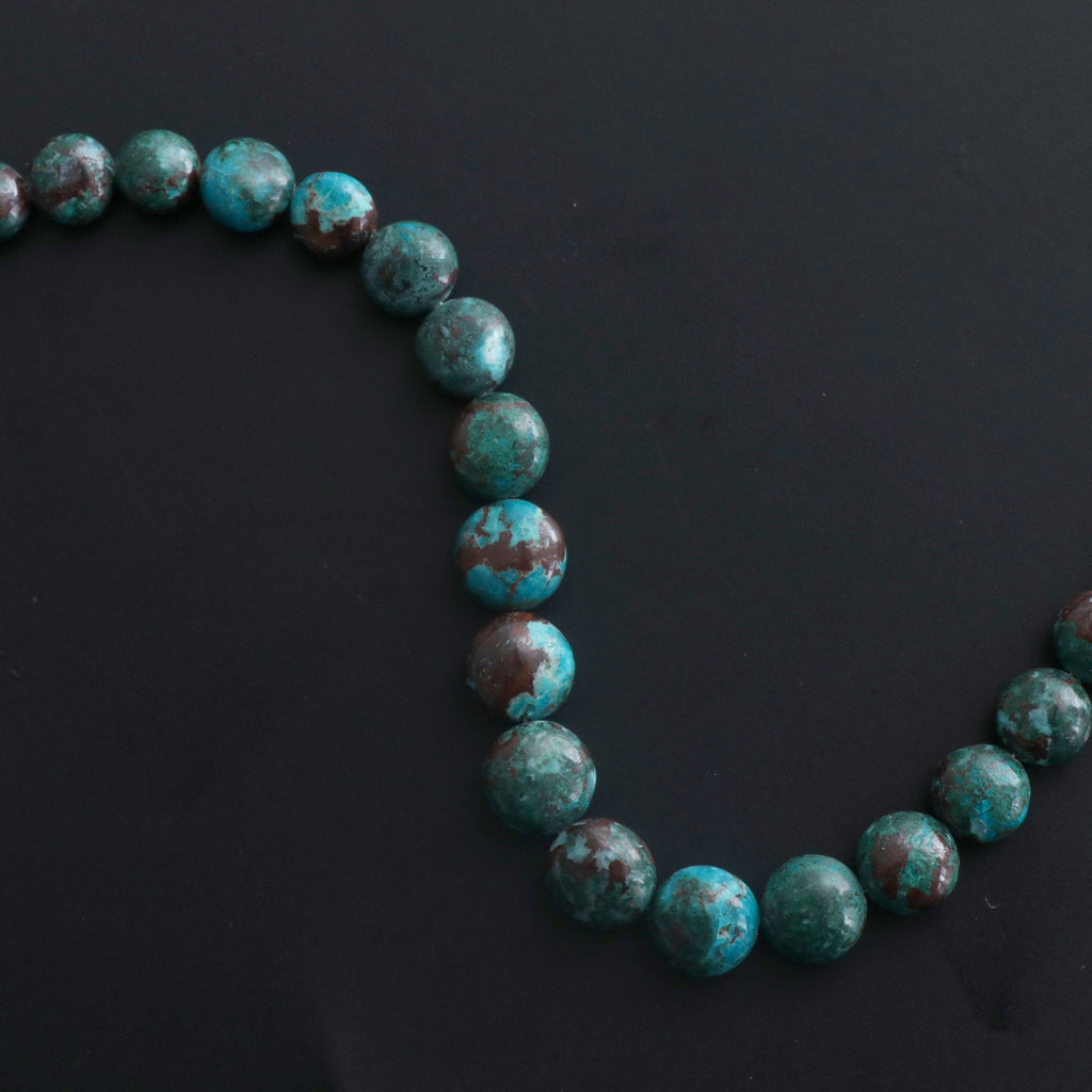 Chrysocolla Smooth Coin Beads, Chrysocolla Gemstone Coin - 8 mm to 10 mm-Gemstone Chrysocolla Smooth, Briolette Coin,8 Inch Strand - National Facets, Gemstone Manufacturer, Natural Gemstones, Gemstone Beads