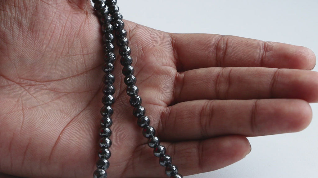 Diamond Faceted Round Balls Beads