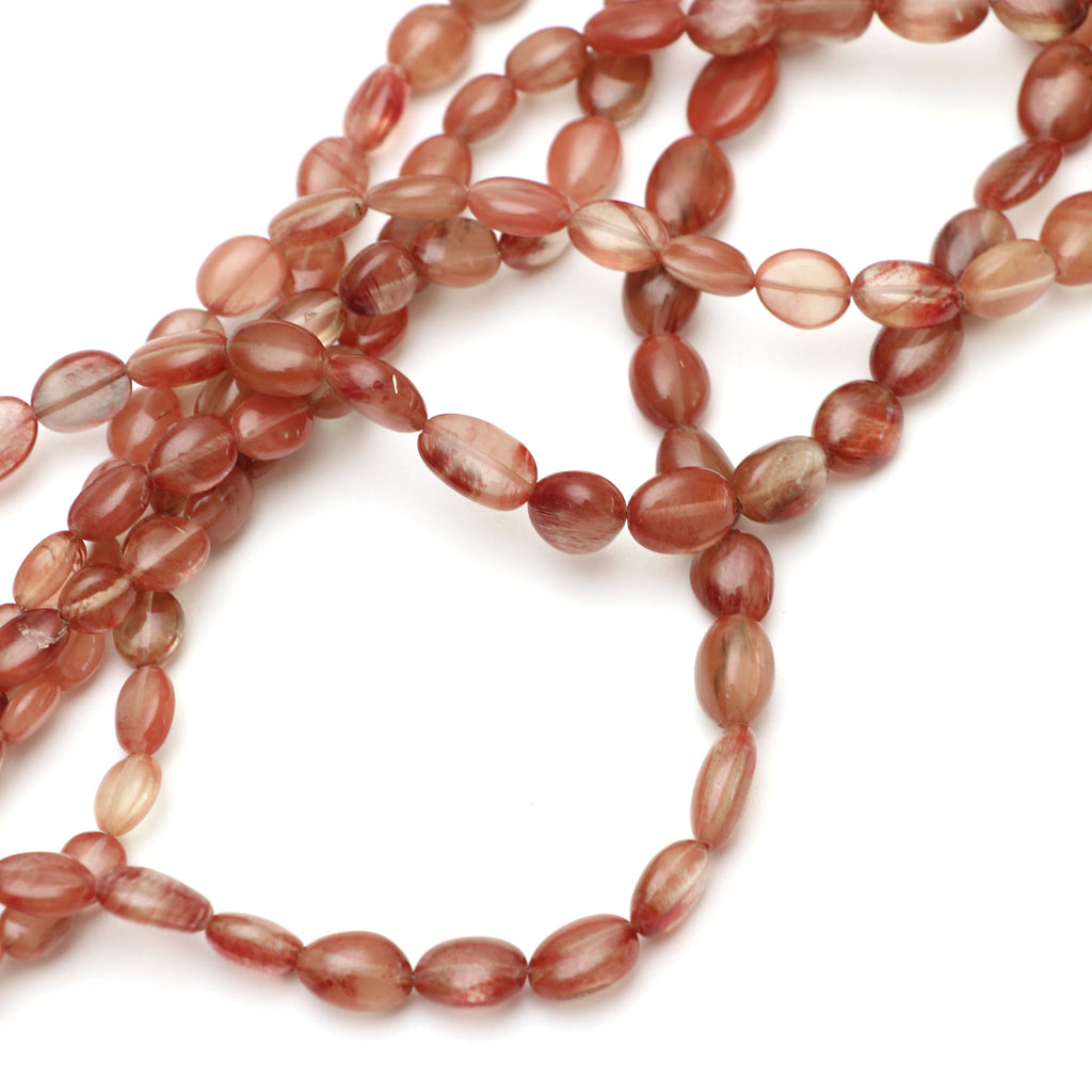 Andesine Smooth Tumble Beads | 7x8 mm to 11.5x15.5 mm | Andesine Gemstone | Gem Quality | 8 Inch/ 18 Inch Strand | Price Per Strand - National Facets, Gemstone Manufacturer, Natural Gemstones, Gemstone Beads