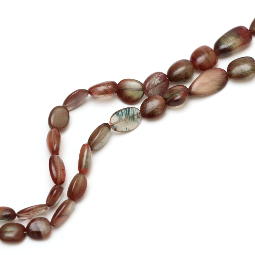 Andesine Smooth Tumble Beads | 7.5x8 mm to 11x15.5 mm | Andesine Gemstone | Gem Quality | 18 Inch Strand | Price Per Strand - National Facets, Gemstone Manufacturer, Natural Gemstones, Gemstone Beads