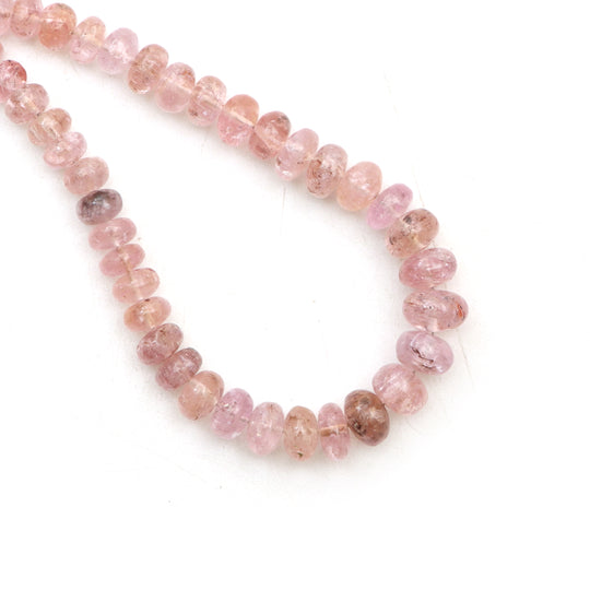 Imperial Topaz Smooth Rondelle Beads, 5 mm To 9 mm, Imperial Topaz Jewelry Making Beads, 18 Inches Full Strand, Price Per Strand