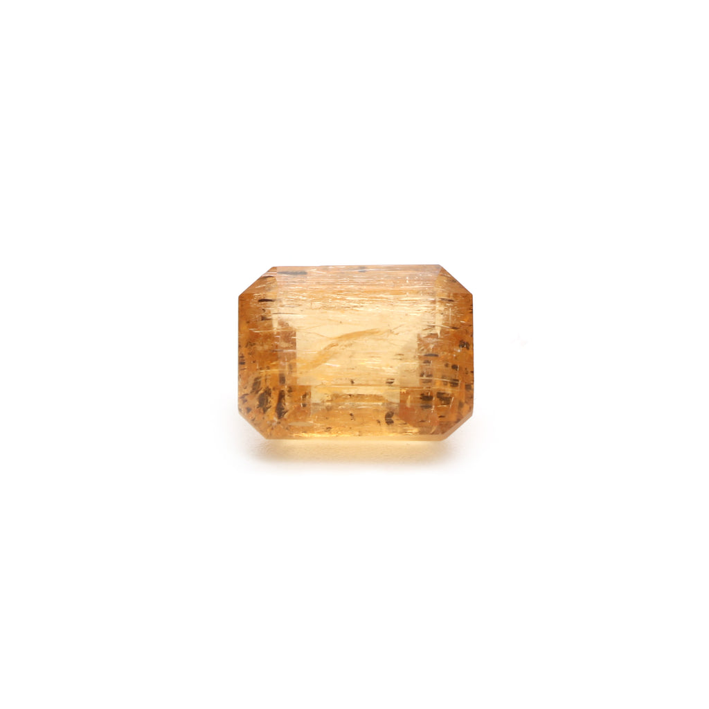 Imperial Topaz Faceted Octagon Loose Gemstone, 11.5x14.5 mm, Imperial Topaz Octagon Jewelry Making Gemstone, Ring Size Gemstone, 1 Piece - National Facets, Gemstone Manufacturer, Natural Gemstones, Gemstone Beads, Gemstone Carvings