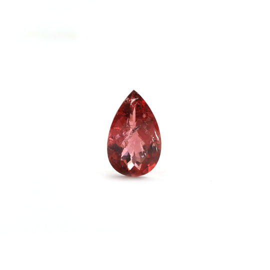 Natural Tourmaline Faceted Pear Loose Gemstone, 11x18 mm, Tourmaline , 1 Piece