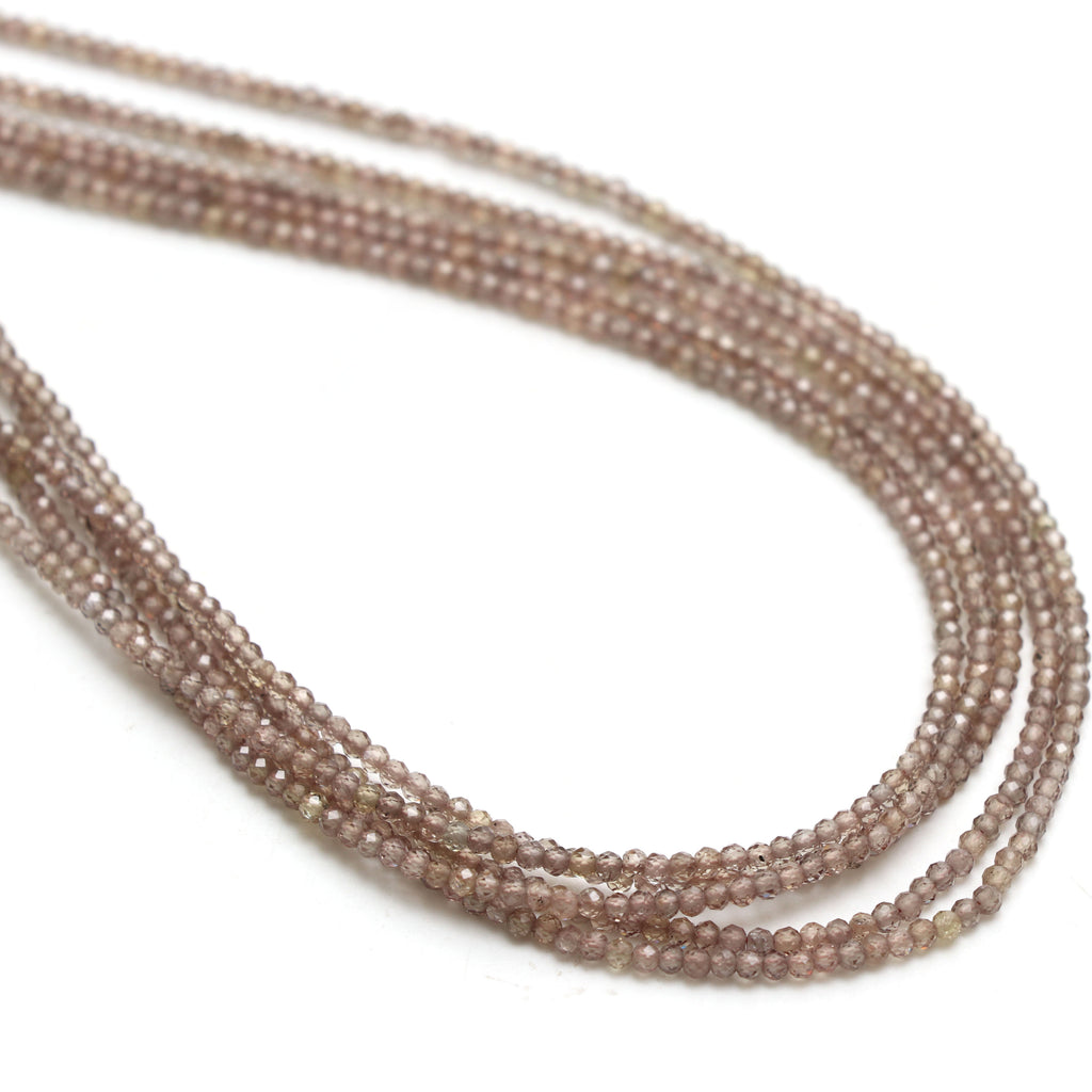 Natural Change Color Garnet Micro Faceted Rondelle Beads, 2 mm, Change Color Garnet Beads, 18 Inch Full Strand, Price Per Strand - National Facets, Gemstone Manufacturer, Natural Gemstones, Gemstone Beads