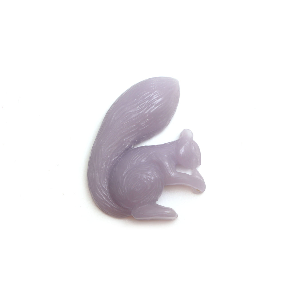 Yttrium Fluorite Squirrel Carving 