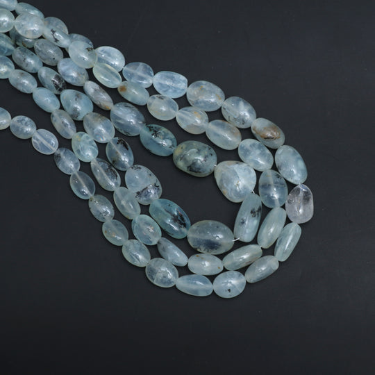 Peru Opal Smooth Tumble Beads, 6x7 mm to 11x16 mm, Opal Jewelry Making Beads, 18 Inches Full Strand, Price Per Strand