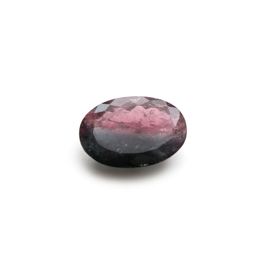 Natural Bi - Color Tourmaline Faceted Oval Loose Gemstone, 15x22 mm, Tourmaline Jewelry Making Gemstone, 1 Piece