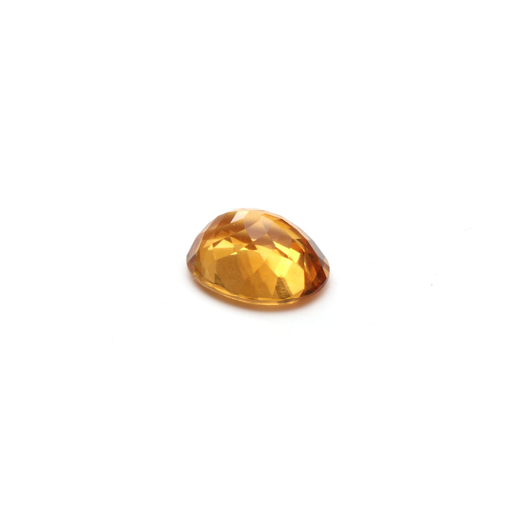 Natural Citrine Faceted Oval Loose Gemstone, 12x15.5 mm, Citrine Jewelry Handmade Gift for Women, 1 Piece - National Facets, Gemstone Manufacturer, Natural Gemstones, Gemstone Beads