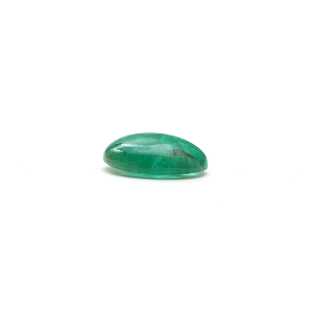 Natural Emerald Smooth Oval Loose Gemstone, 16x20 mm, Emerald Jewelry Handmade Gift for Women, 1 Piece - National Facets, Gemstone Manufacturer, Natural Gemstones, Gemstone Beads