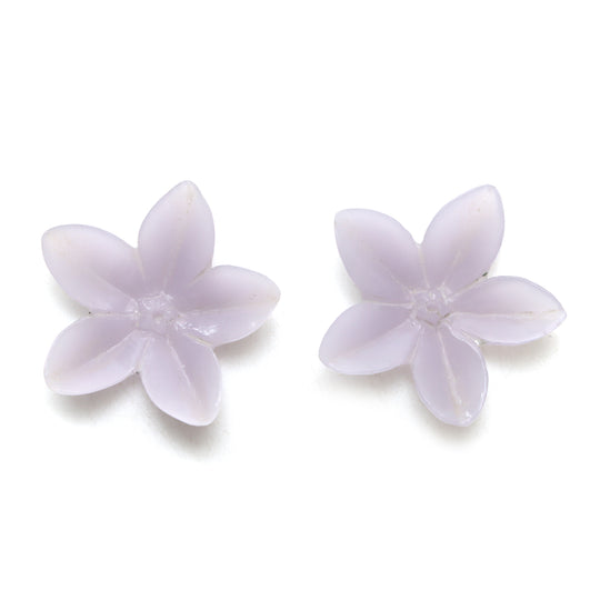 Natural Yttrium Fluorite Flower Carving Loose Gemstone, 28x28 mm, Yttrium Fluorite Jewelry Handmade Gift for Women, Pair ( 2 Pieces )