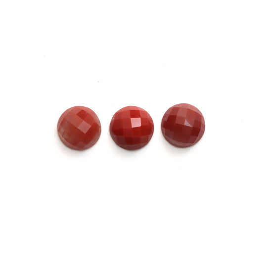 Natural Andesine Faceted Round Loose Gemstone, 10 mm, Andesine Round Jewelry Making Gemstone, Set Of 3 Pieces
