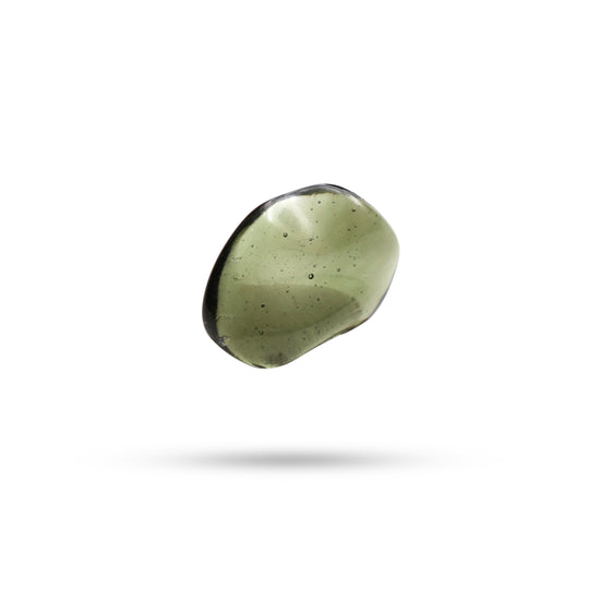 Natural Moldavite Organic Loose Gemstone, 13x18 mm, Moldavite , 1 Piece