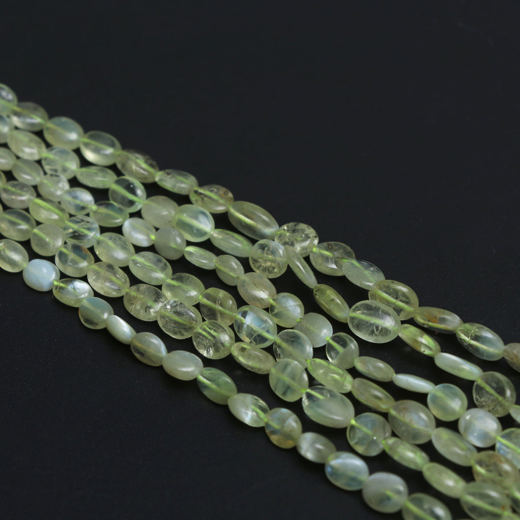 Natural Chrysoberyl Smooth Oval Beads, 3.5x4 mm to 7x8 mm, Chrysoberyl Oval Jewelry Making Beads, 18 Inches, Price Per Strand - National Facets, Gemstone Manufacturer, Natural Gemstones, Gemstone Beads, Gemstone Carvings