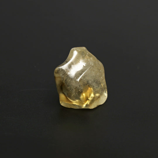 Natural Libyan Desert Glass Smooth Organic Shape Loose Gemstone, 25x30 mm, Libyan Glass Organic Shape Jewelry Making Gemstone, 1 Piece