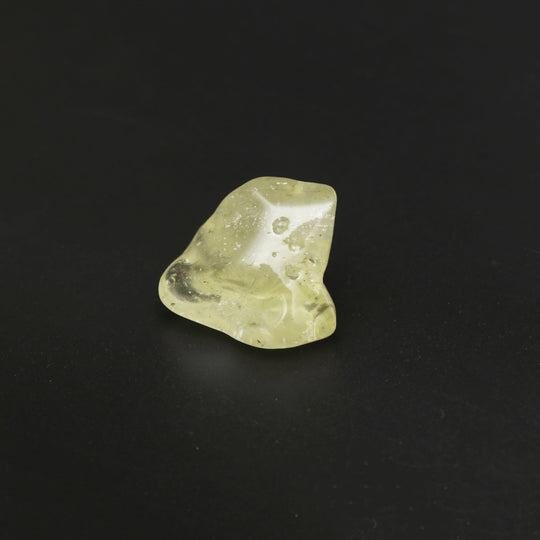 Natural Libyan Desert Glass Smooth Organic Shape Loose Gemstone, 27x31 mm, Libyan Glass Organic Shape Jewelry Making Gemstone, 1 Piece