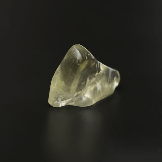 Natural Libyan Desert Glass Smooth Organic Shape Loose Gemstone, 23x29 mm, Libyan Glass Organic Shape Jewelry Making Gemstone, 1 Piece