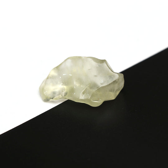 Natural Libyan Desert Glass Smooth Organic Shape Loose Gemstone, 19x33 mm, Libyan Glass Organic Shape Jewelry Making Gemstone, 1 Piece