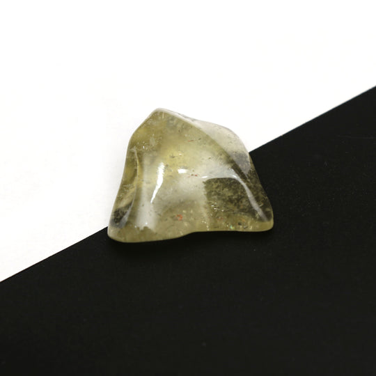 Natural Libyan Desert Glass Smooth Organic Shape Loose Gemstone, 27x28 mm, Libyan Glass Organic Shape Jewelry Making Gemstone, 1 Piece