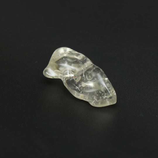 Natural Libyan Desert Glass Smooth Organic Shape Loose Gemstone, 18x34 mm, Libyan Glass Organic Shape Jewelry Making Gemstone, 1 Piece