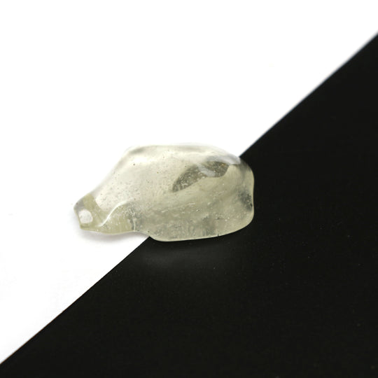 Natural Libyan Desert Glass Smooth Organic Shape Loose Gemstone, 20x30 mm, Libyan Glass Organic Shape Jewelry Making Gemstone, 1 Piece