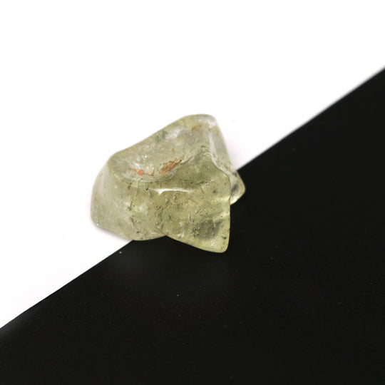 Natural Libyan Desert Glass Smooth Organic Shape Loose Gemstone, 25x27 mm, Libyan Glass Organic Shape Jewelry Making Gemstone, 1 Piece