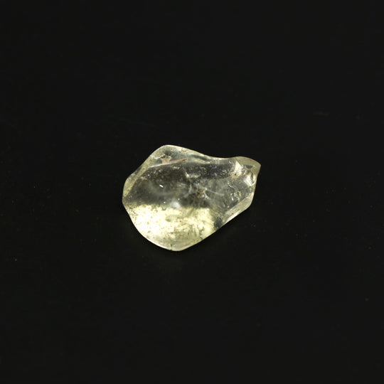 Natural Libyan Desert Glass Smooth Organic Shape Loose Gemstone, 13x19.5 mm, Libyan Glass Organic Shape Jewelry Making Gemstone, 1 Piece