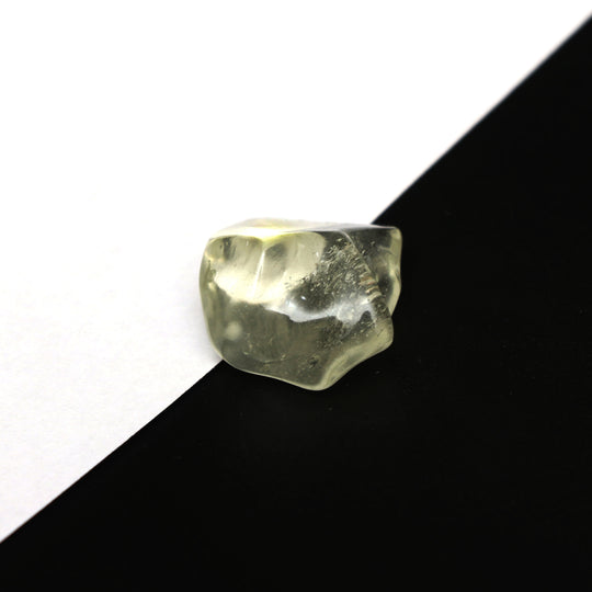 Natural Libyan Desert Glass Smooth Organic Shape Loose Gemstone, 19.5x21 mm, Libyan Glass Organic Shape Jewelry Making Gemstone, 1 Piece