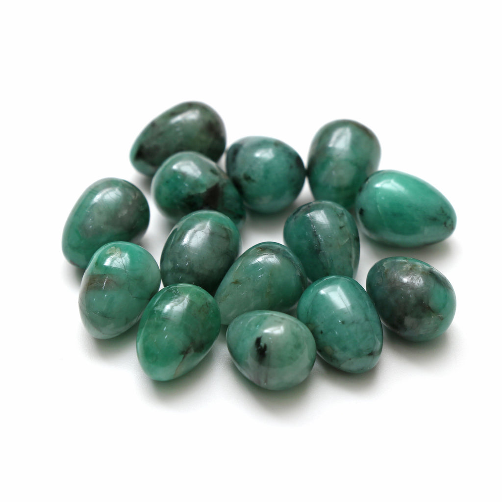 Natural Emerald Smooth Drop Loose Gemstone, 10x14 mm, Emerald Smooth Gemstone For Jewelry Making, Set Of 14 Pieces - National Facets, Gemstone Manufacturer, Natural Gemstones, Gemstone Beads