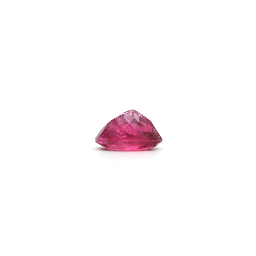Rubellite Tourmaline Faceted Oval Gemstone, Rubellite Tourmaline Loose Gemstone, 8x11 mm, Tourmaline Jewelry Making Gemstone, 1 Piece - National Facets, Gemstone Manufacturer, Natural Gemstones, Gemstone Beads
