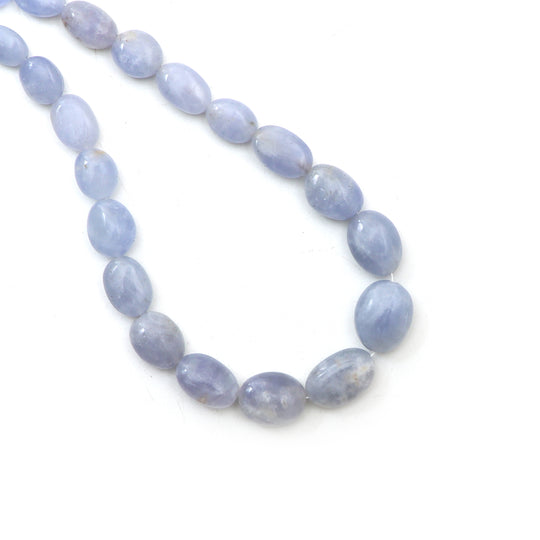 Hackmanite Smooth Tumble Beads, 5.5x7 mm To 11.5x14.5 mm, Hackmanite Jewelry Making Beads, 20 Inches Full Strand, Price Per Strand