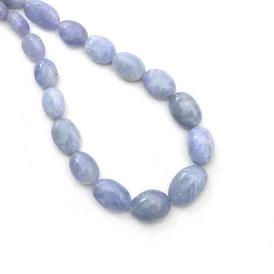 Hackmanite Smooth Tumble Beads, 7x9 mm To 13x19.5 mm, Hackmanite Jewelry Making Beads, 20 Inches Full Strand, Price Per Strand