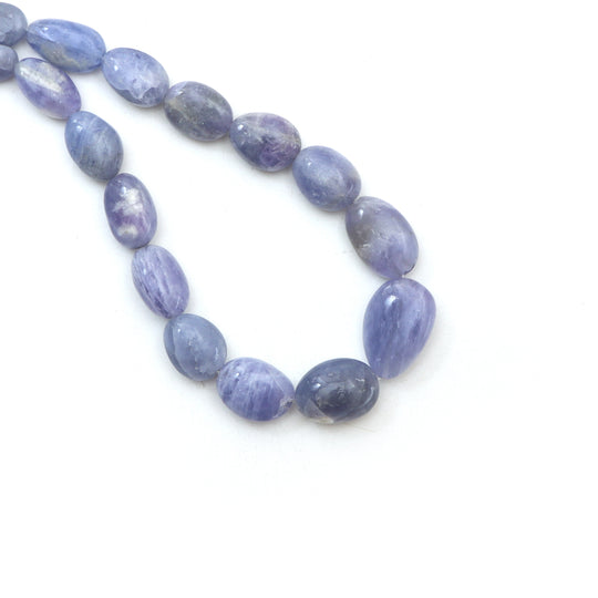 Hackmanite Smooth Tumble Beads, 8x10 mm To 16x23 mm, Hackmanite Jewelry Making Beads, 20 Inches Full Strand, Price Per Strand