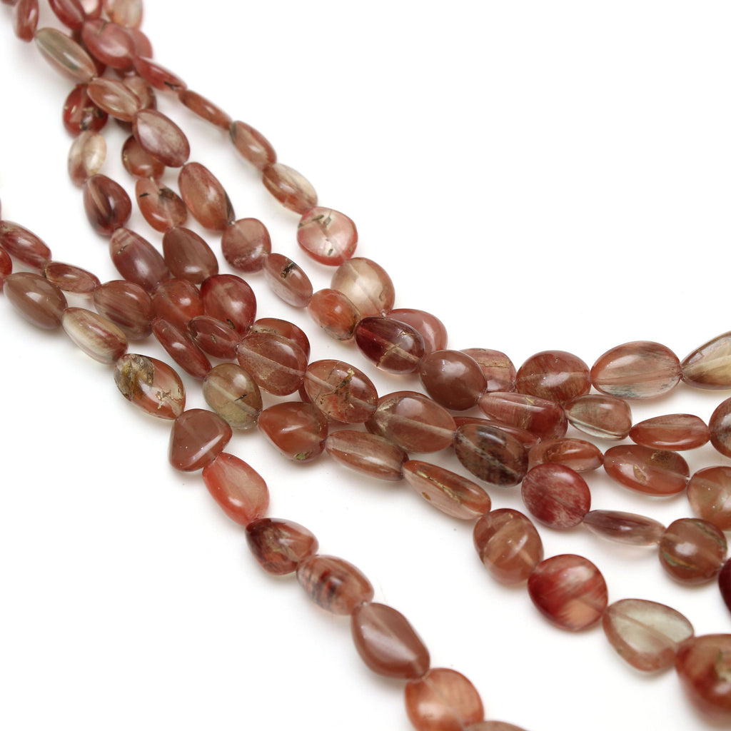 Andesine Smooth Tumble Beads | 5x7 mm to 16x20 mm | Andesine Gemstone | Gem Quality | 8 Inch/ 18 Inch Strand | Price Per Strand - National Facets, Gemstone Manufacturer, Natural Gemstones, Gemstone Beads