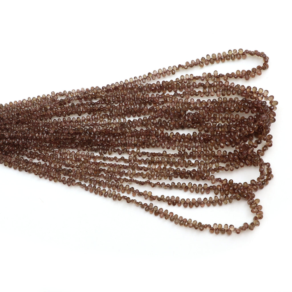 Color Change Garnet Faceted Drop Beads | Garnet Gemstone Beads | 2.5x3.5 mm to 3.5x5 mm | 8 Inch/ 16 Inch Full Strand | Price Per Strand - National Facets, Gemstone Manufacturer, Natural Gemstones, Gemstone Beads
