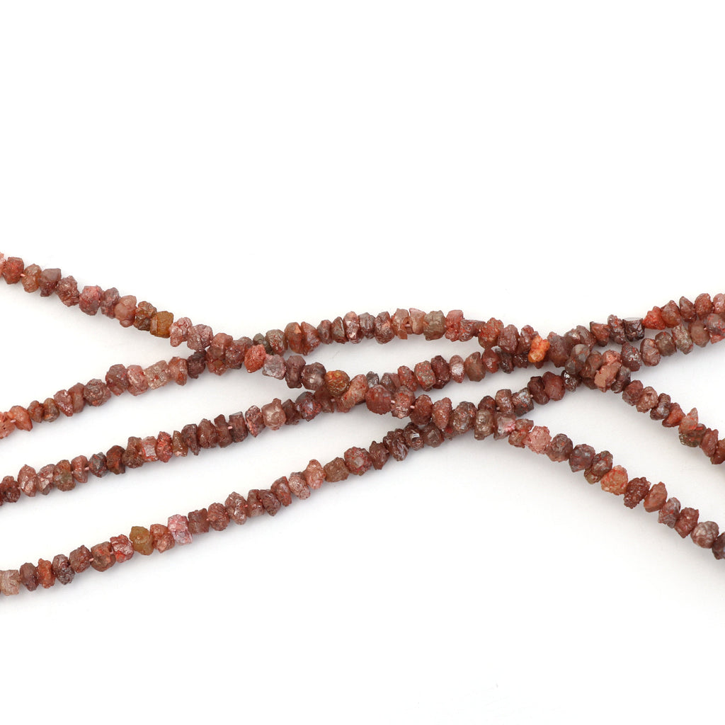 Tan Color Diamond Chips Organic Beads - 2.5mm To 4mm - Organic Chips Diamond, 16 Inch Strands, Price Per Strand - National Facets, Gemstone Manufacturer, Natural Gemstones, Gemstone Beads