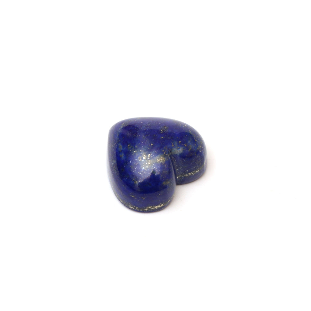 Lazuli Lapis Smooth Heart Shape Carving Loose Gemstone- 20x20 mm -Lazuli Lapis Heart, Lazuli Lapis Cabochon Gemstone,1 Piece/Pair (2 Pieces) - National Facets, Gemstone Manufacturer, Natural Gemstones, Gemstone Beads
