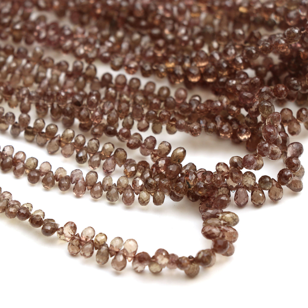 Color Change Garnet Faceted Drop Beads | Garnet Gemstone Beads | 2.5x3.5 mm to 3.5x5 mm | 8 Inch/ 16 Inch Full Strand | Price Per Strand - National Facets, Gemstone Manufacturer, Natural Gemstones, Gemstone Beads
