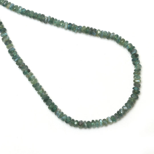 Alexandrite Faceted Roundel Beads, 3 mm to 3.5 mm, Alexandrite Genuine - Rare Gem , 16 Inch Full Strand, Price Per Strand