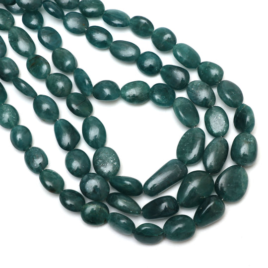 Natural Grandidierite Smooth Tumble Beads | 6x7 mm to 12x14.5 mm | Grandidierite Jewelry Making Beads | 8 Inch/ 18 Inch Full Strand | Price Per Strand