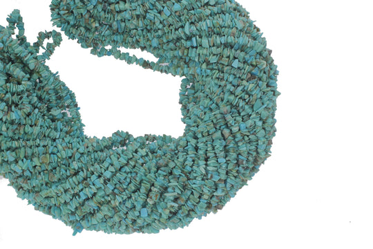 Natural Turquoise Chip Beads 2 to 4 mm 18"/ 24" Precious Stone Beads/Gemstone Beads/Chips/Nuggets